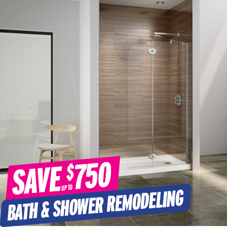 Bath & shower remodeling
