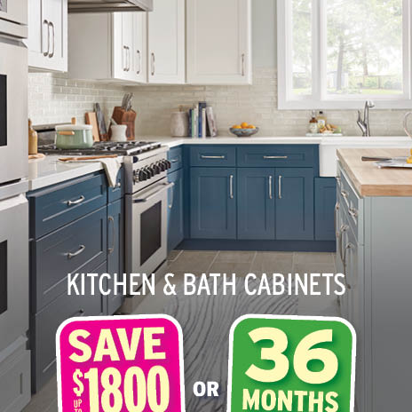 Save on Kitchen & Bath Cabinets