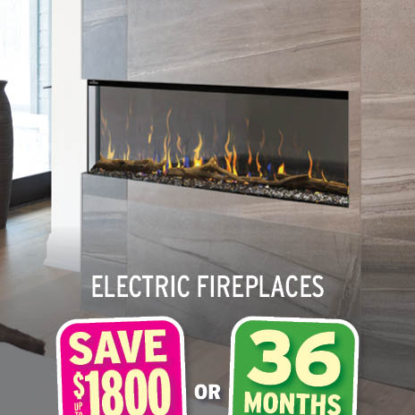 Save on electric fireplaces